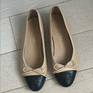 Authentic Chanel ballerina ballet flats size 38